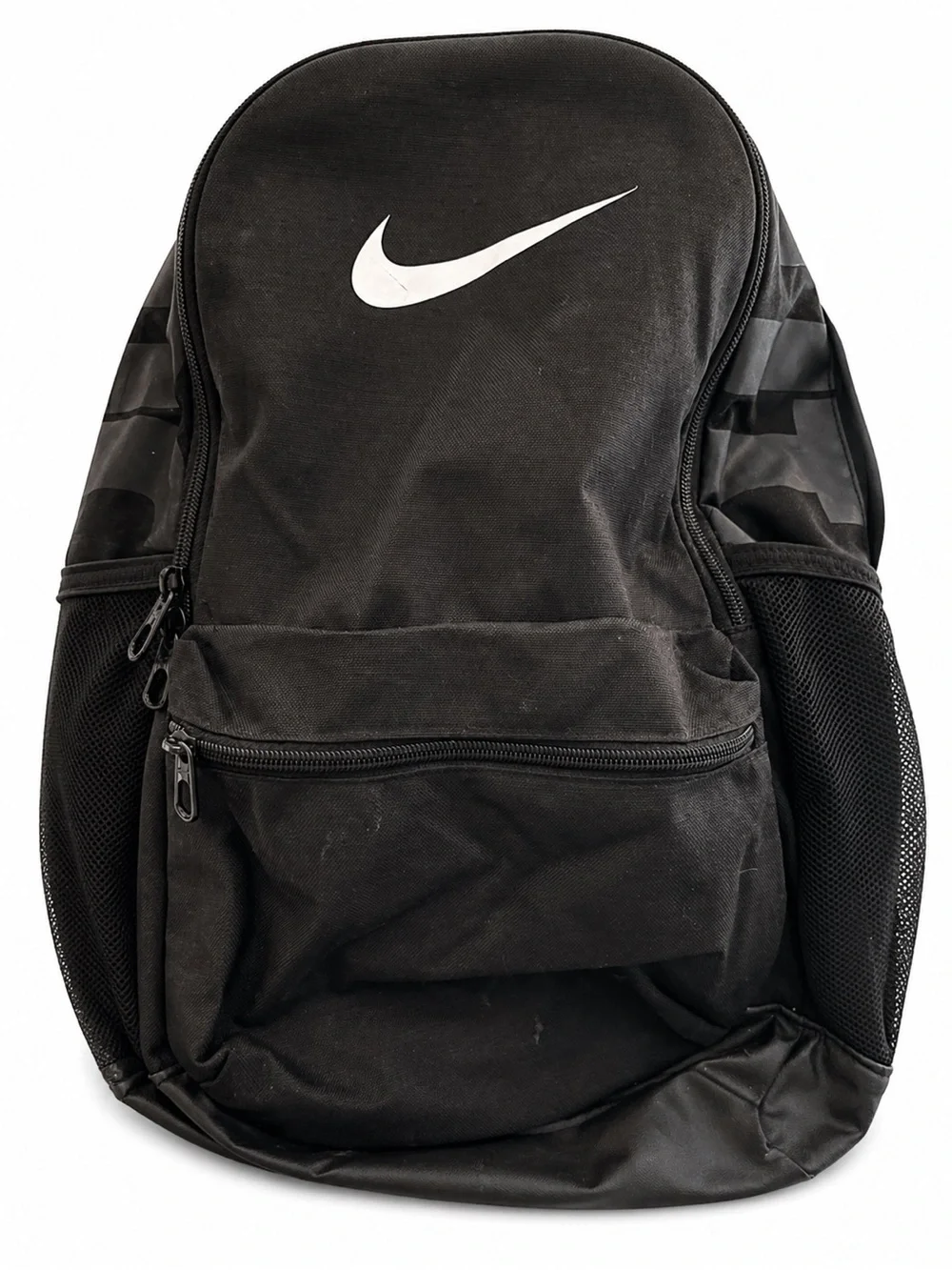 Nike Black Backpack with White Swoosh - Picture 3 of 10